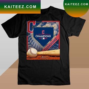 CLEVELAND GUARDIANS AL CENTRAL DIVISION CHAMPIONS 2022 T-SHIRT