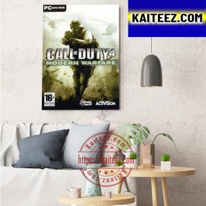 Call Of Duty 4 Modern Warfare Art Decor Poster Canvas