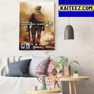 Call Of Duty Modern Warfare 2 Art Decor Poster Canvas