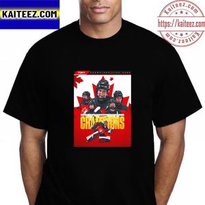 Canada 2022 IIHF Women’s World Champions Vintage T-Shirt