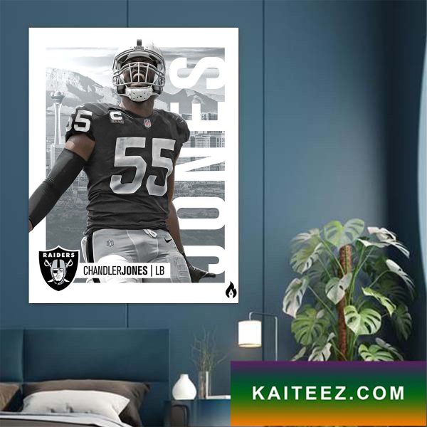 Chandler Jones Very Important To The Raider Poster Canvas