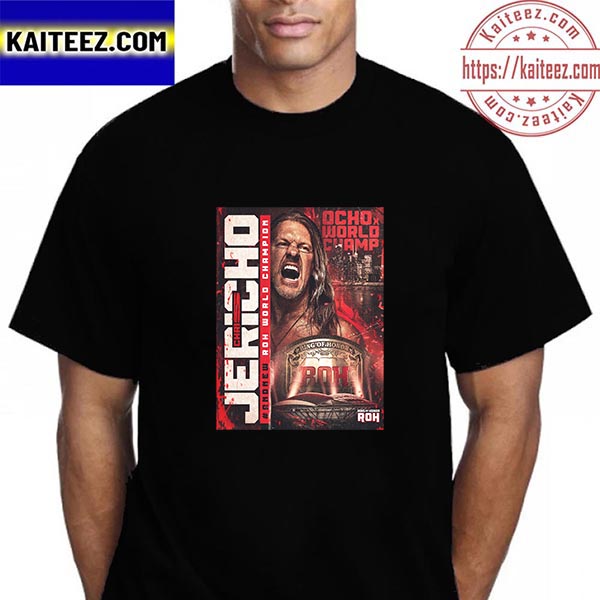 Chris Jericho Wins ROH World Championship At AEW Dynamite Grand Slam Vintage T-Shirt