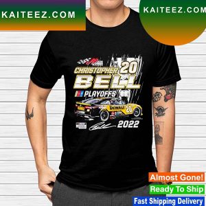 Christopher Bell Joe Gibbs Racing Team Collection Black NASCAR Cup Series Playoffs T-shirt