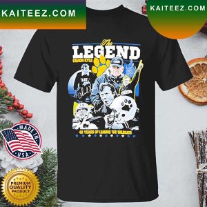Coach Kyle The Legend 40 Years Of Leading The Wildcats Signature T-shirt
