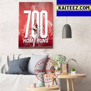 Congratulations Albert Pujols On Joining The 700 Home Runs Club Decorations Poster Canvas