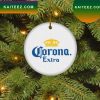 Coors Light Christmas Circle Ornament