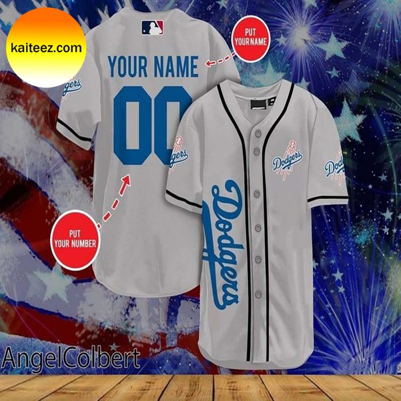 Custom Name Los Angeles Dodgers White Baseball Jersey - Kaiteez