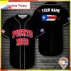 Custom Name Puerto Rico Frog Flag Baseball Jersey