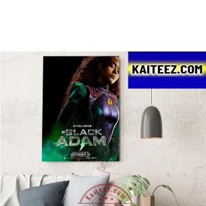 Cyclone In DC Comics Black Adam New Poster Movie Decorations Poster Canvas
