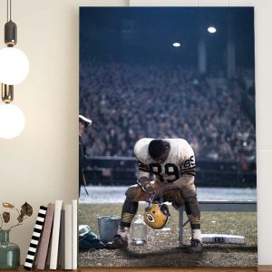 Dave Robinson Green Bay Packers Sitting poster canvas