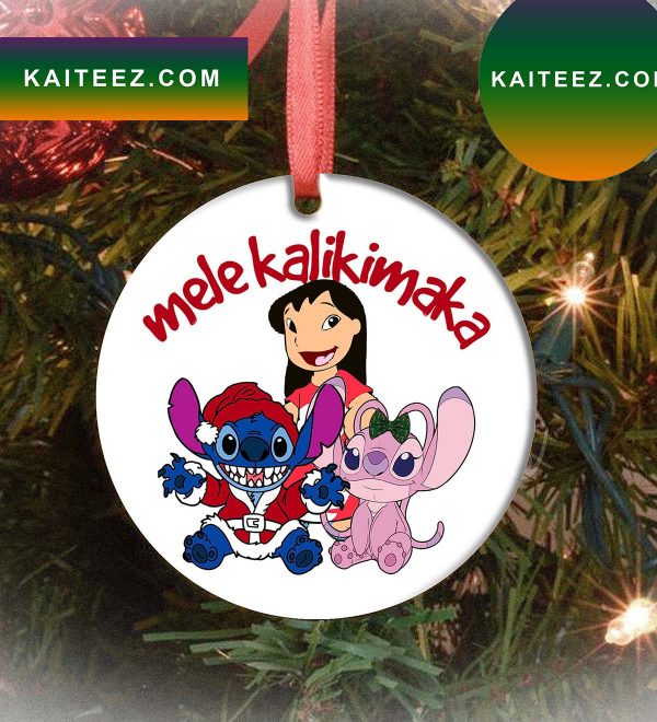 Disney Lilo And Stitch Christmas Tree Ornament
