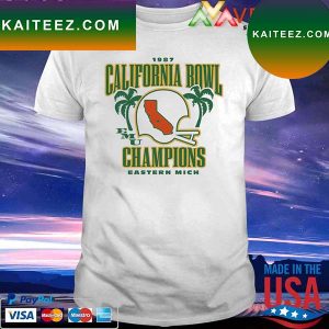 Eastern Michigan 1987 California Bowl 2022 T-Shirt