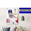 Aaron Judge 54 Home Runs In 2022 In New York Yankees MLB Decorations Poster Canvas