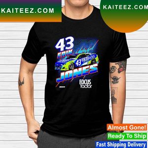 Erik Jones Checkered Flag Navy Focus Factor Groove T-shirt