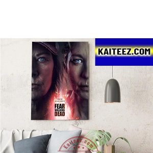 Fear Walking Dead Together We Will Survive Fan Art ArtDecor Poster Canvas