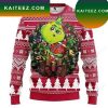 Drink Up Grinches Ugly The Grinch Noel Fans Christmas Happy Xmas Wool Knitted Grinch Ugly Sweater