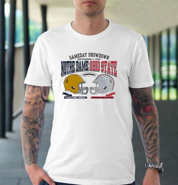 Game Day Showdown 2022 Notre Dame Vs Ohio State NCAA Unisex T-shirt