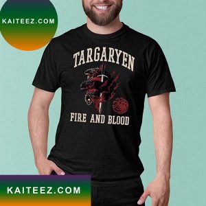 Game of thrones targaryen fire and blood T-shirt