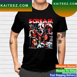 Ghostface retro 90s scream movie T-shirt