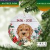 Golden Doodle Personalized Christmas Custom Ornament