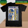Golden State Warriors WinCraft Disney Mickey Mouse Team 3-Pack Decal Set T-Shirt