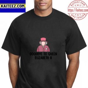 Goodbye To Queen Elizabeth II Vintage T-Shirt