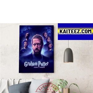 Graham Potter Is New Coach Chelsea Decorations Poster Canvas