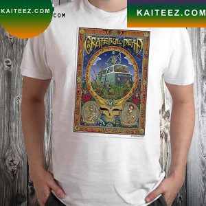 Grateful dead 22 golan golan blue color poster T-shirt