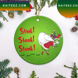 Grinch Hand Christmas Stink Stank Stunk Grinch Decorations Outdoor Ornament