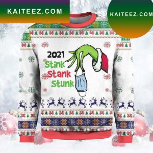 Grinch Hand Stink Stank Stunk Christmas Ugly Sweater