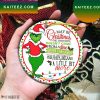 Grinch Mode On Christmas Vaccinated Grinch Decorations Outdoor Ornament