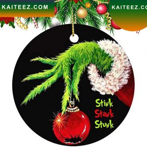 Grinchmas Hand Ball Christmas Stink Stank Stunk Grinch Decorations Outdoor Ornament