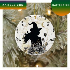 Halloween Modern Contemporary Witch Ceramic Ornament