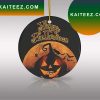 Happy Halloween Owl Jack O’ Lantern Pumpkin Tree Ceramic Ornament