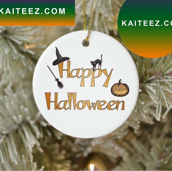 Happy Halloween Tree Decor Gift Friends Ornament