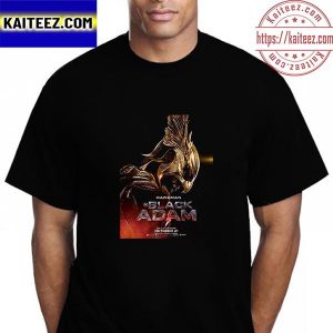 Hawkman In DC Comics Black Adam New Poster Movie Vintage T-Shirt