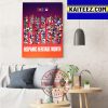 Kansas City Chiefs vs Los Angeles Chargers on NFL+ Art Decor Poster Canvas