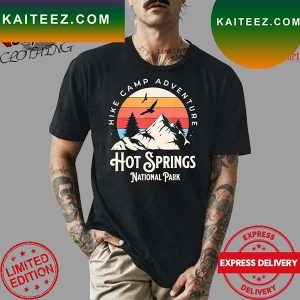 Hot springs arKansas nature hike mountains outdoors retro vintage T-shirt