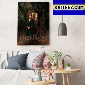 House Of The Dragon Bloodlines Will Burn Art Decor Poster Canvas