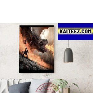 House Of The Dragon Fire Will Reign Decorations Poster Canvas