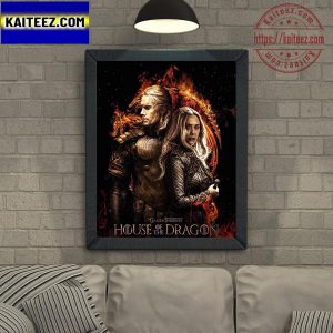 House Of The Dragon Poster With Henry Cavill And Elizabeth Olsen Art Decor Poster Canvas