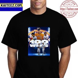 Houston Astros 100 Wins In MLB Vintage T-Shirt