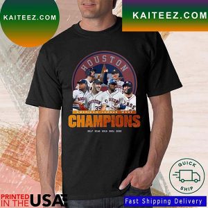 Houston Astros 2022 American League West Champions T-Shirt