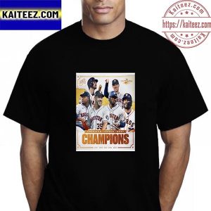 Houston Astros 5x American League West Champions Vintage T-Shirt