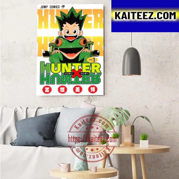 Hunter X Hunter New Volume 37 By Yoshihiro Togashi Art Decor Poster Canvas