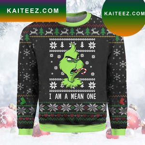 I Am Mean One Grinch Christmas Ugly Sweater