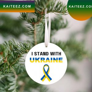 I Stand With Ukraine Free Ornament