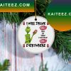 I Will Drink Guinness Beer Christmas Tree Decor Grinch Decorations Outdoor Ornament