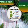 I Will Drink Pabst Blue Ribbon Beer Christmas Tree Decor Grinch Decorations Outdoor Ornament