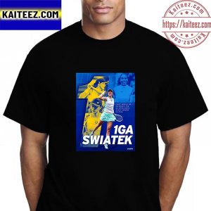 Iga Swiatek First World No 1 To Reach Semifinals US Open Vintage T-Shirt
